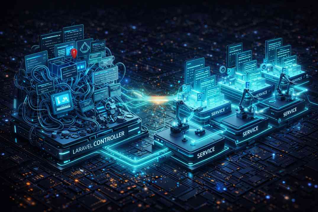 De-bloating Your Controllers: Implementing the Service Pattern in Laravel